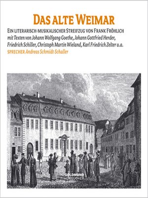 cover image of Das alte Weimar